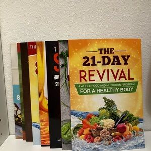 9 piece health book set